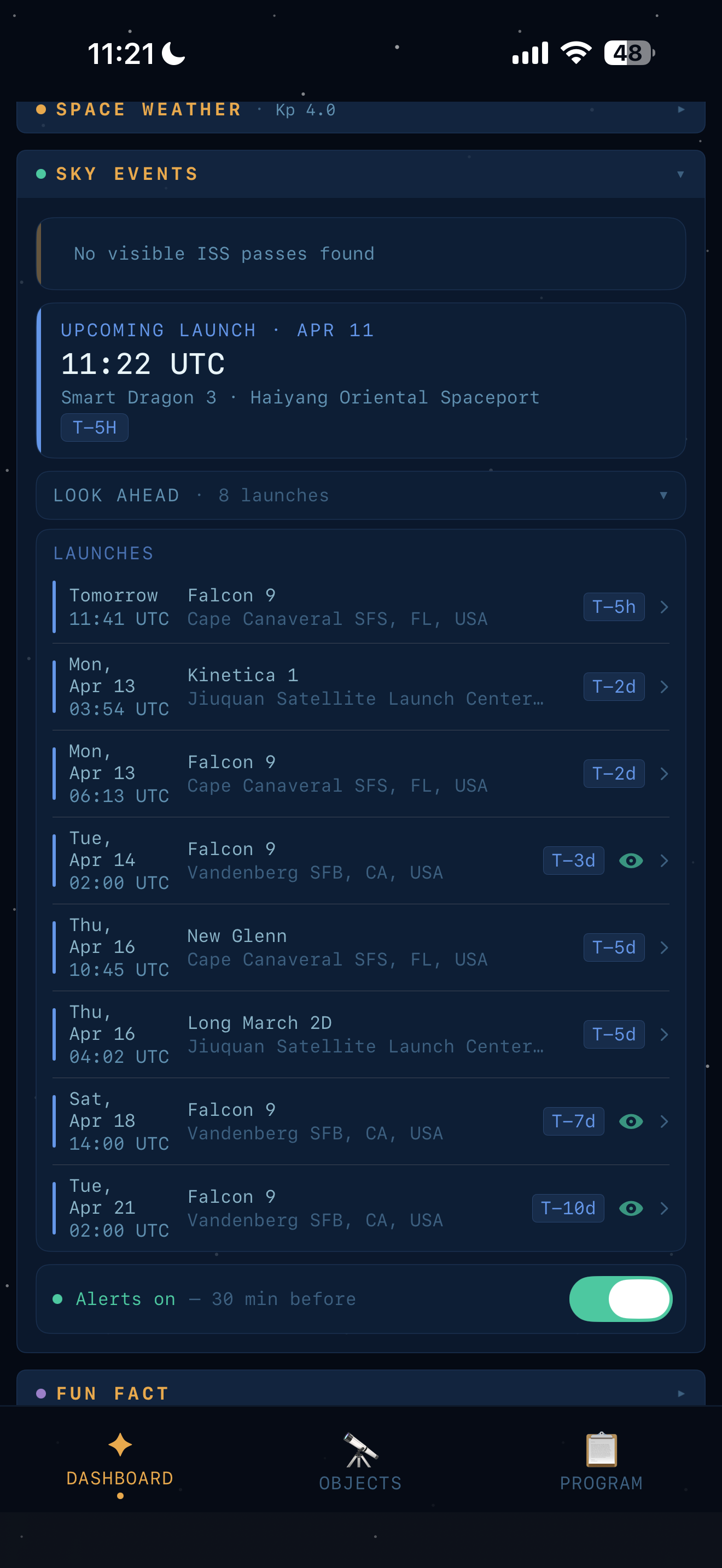 Sky Events